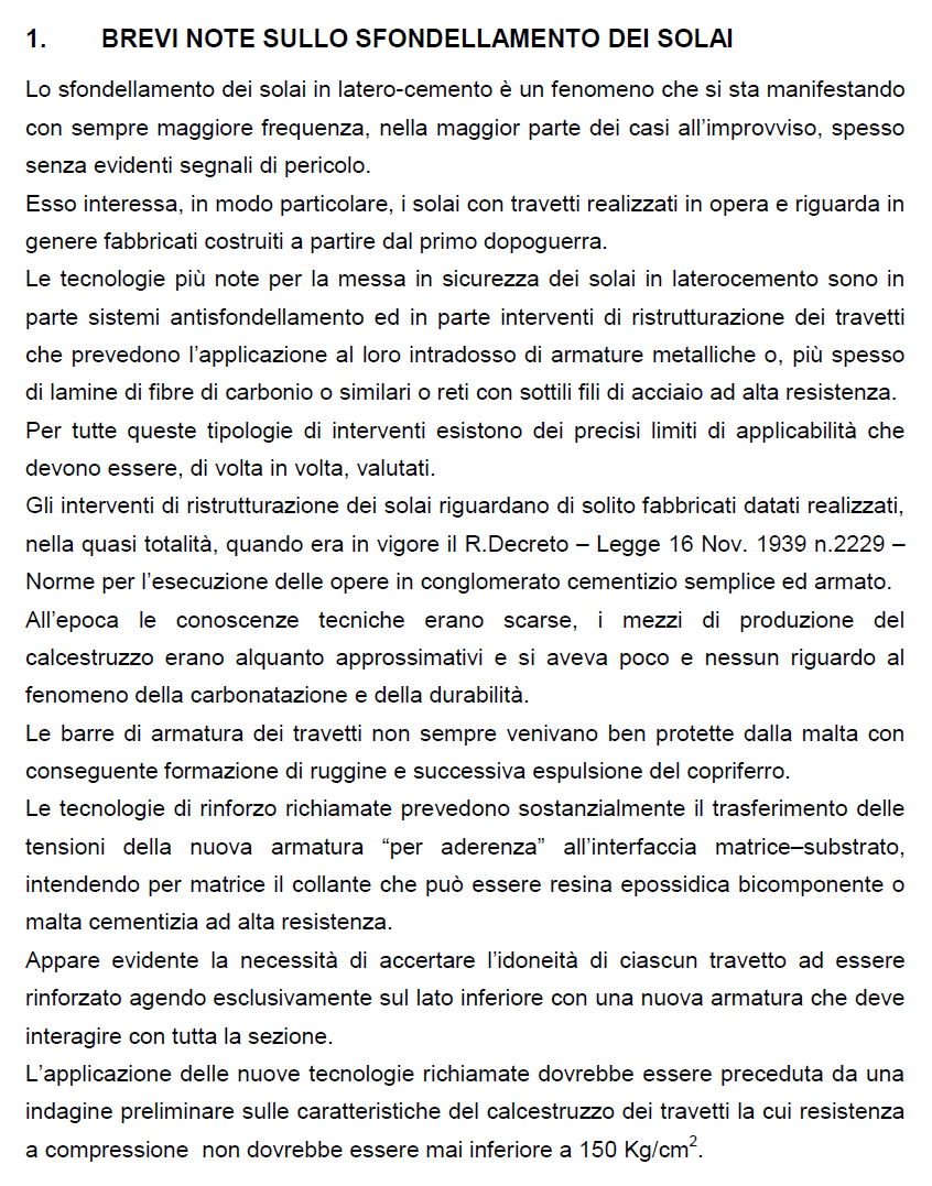 RESTAURO SOLAI SFONDELLATI