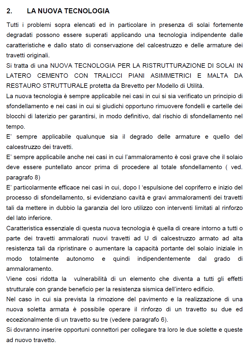 RESTAURO SOLAI SFONDELLATI