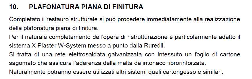 RESTAURO SOLAI SFONDELLATI